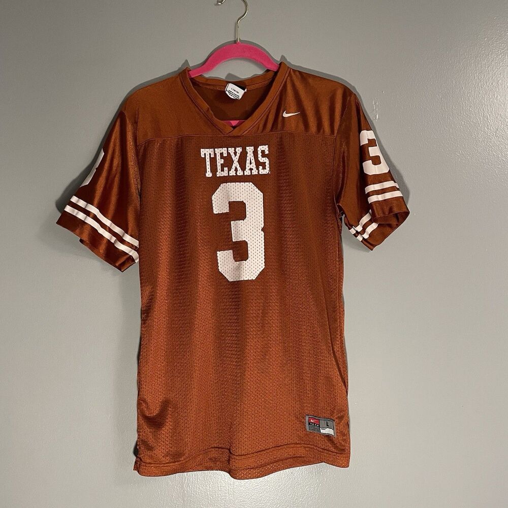Texas Longhorns #3 Nike Youth Jersey – Size L (16/18)